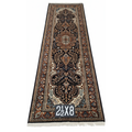 The Grand Corridor: 2.6x8 ft. Hand-Knotted Persian Style Wool Runner