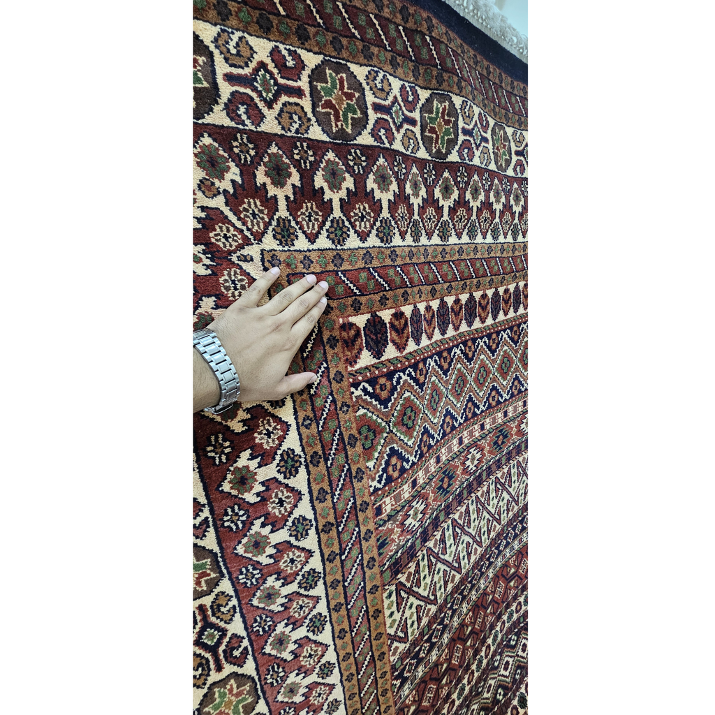 The Nomad’s Earth: 8x10 Hand-Knotted Heritage Wool Rug